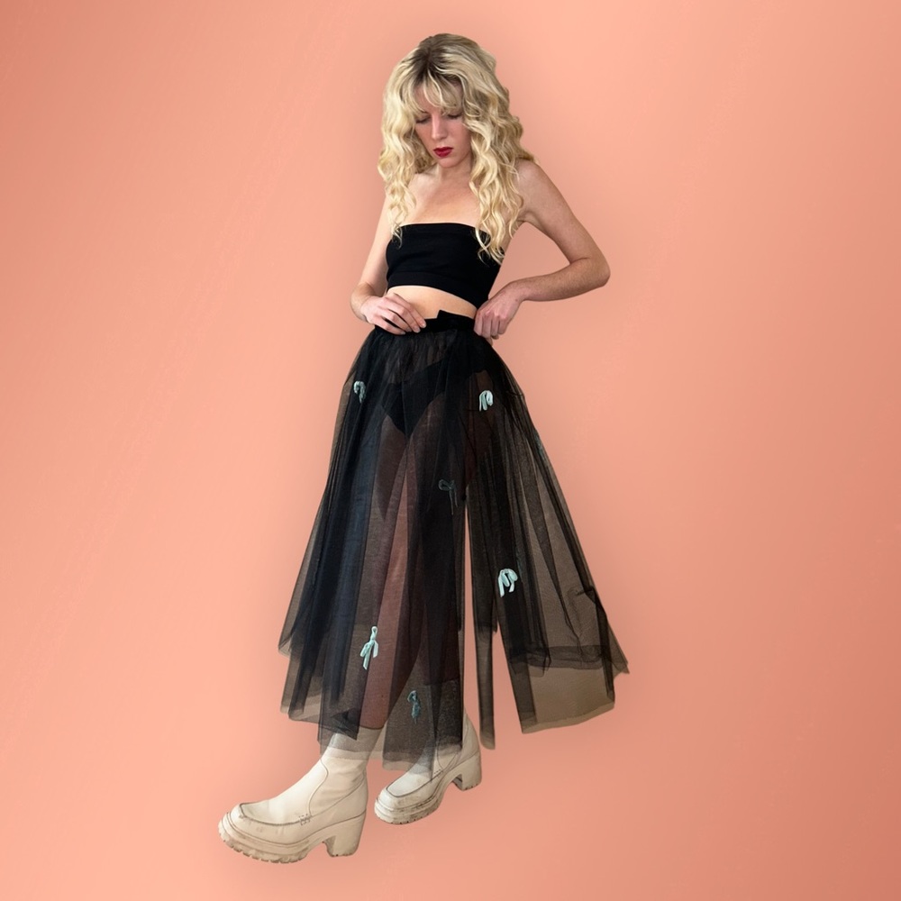 Vintage 1950s Adjustable Tulle Dress